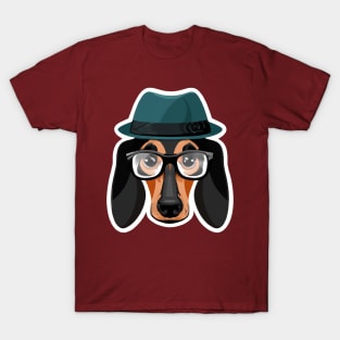 German Dachshund Dog Lover Retro T-Shirt